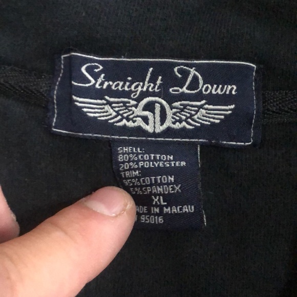 Black sweater quarter zip crest Butte logo - Picture 2 of 3